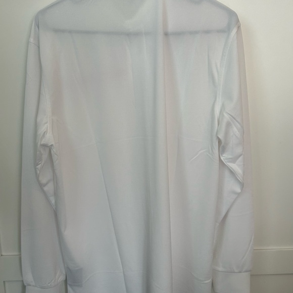 Prada Men's White Polo with Red Accent - Picture 4 of 4